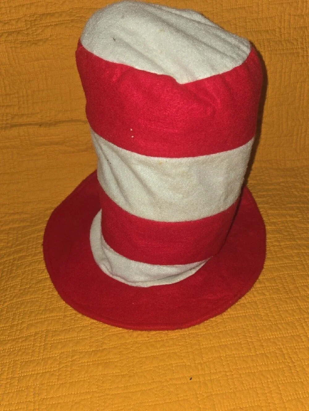 Dr. Seuss Striped Red and White Tall Top Hat